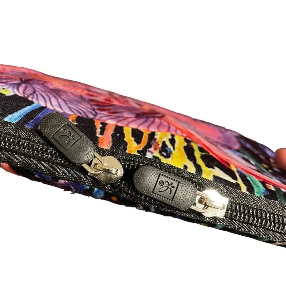 Psychedelic owl neoprene  laptop sleeve bag